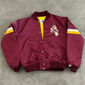 Vintage Arizona State ASU Starter Jacket Coat Size XL